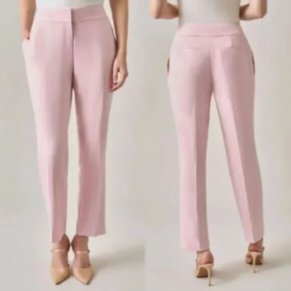 Kasper Pants - Elegant Pink Women's Pants